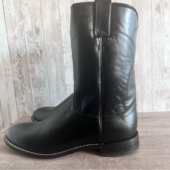 Justin Men’s Jackson Roper 10” Boots New Size 9.5 - Picture 3 of 5